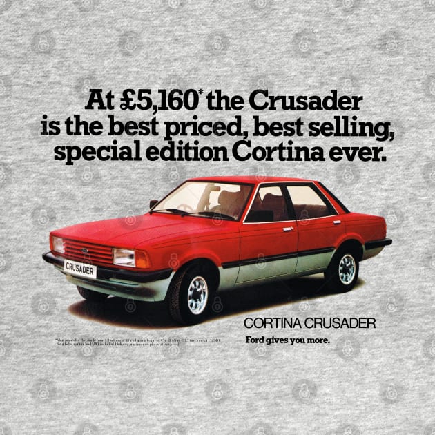 FORD CORTINA CRUSADER - 80s ad by Throwback Motors